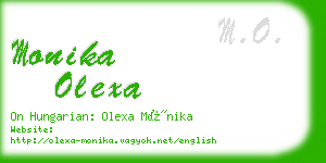 monika olexa business card